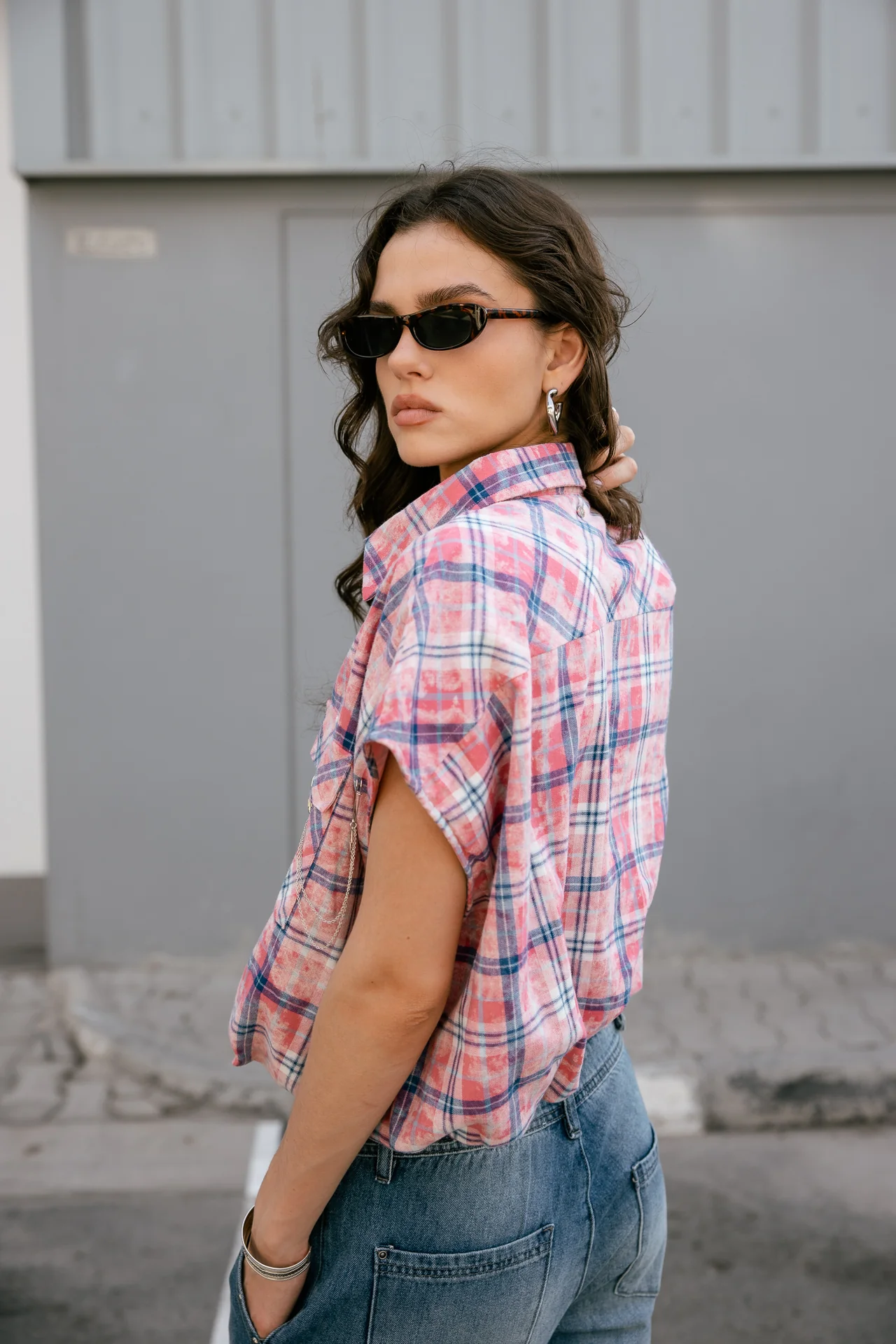 Chilly Bleached Checks - Image 4